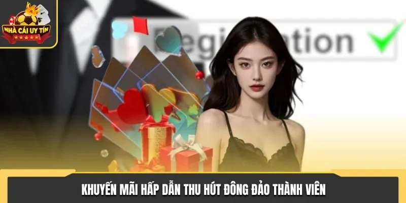 Khuyến mãi hấp dẫn thu hút đông đảo thành viên