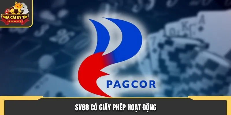SV88 đã nhận giấy phép của PAGCOR