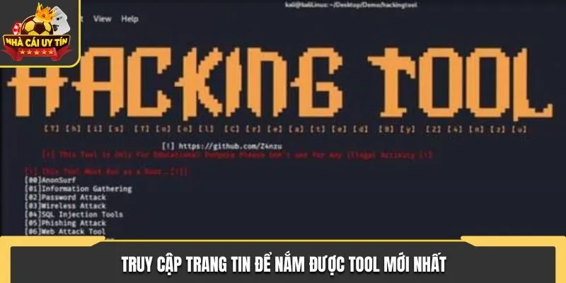 Truy cập trang tin để nắm được tool mới nhất